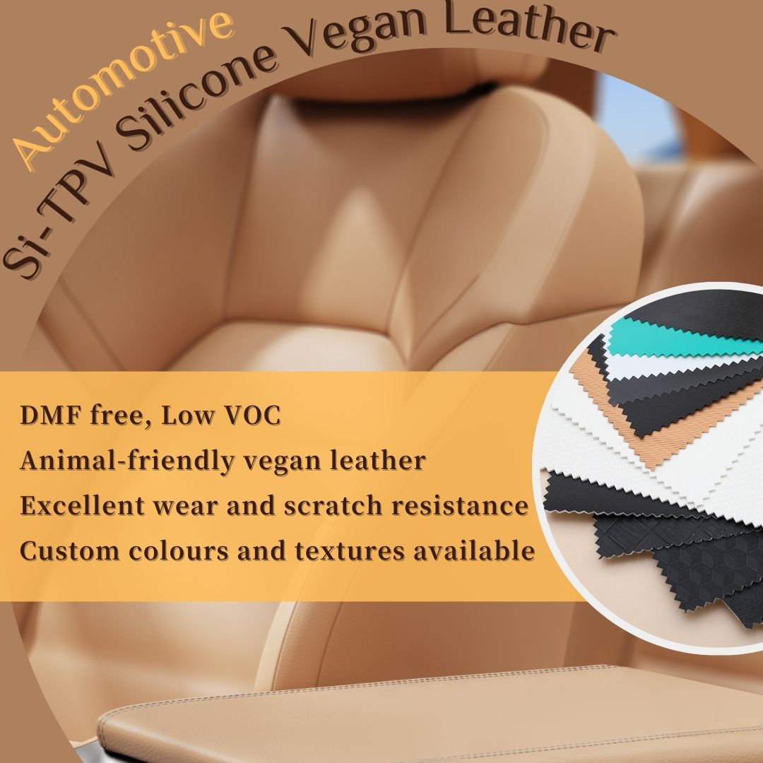 What are the latest innovations in vegan leather for automotive interiors